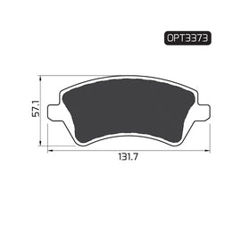 OPTIMA Front Brake Pads for Toyota Camry - SKU OPT3373 - SpareMe South Africa