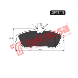 Brake Components Brake Pads OPT3411 for Sale South Africa Brake Pads SpareMe