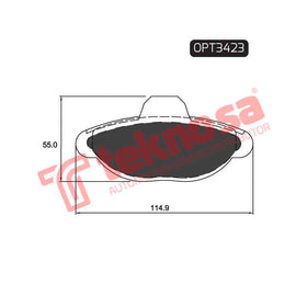 Brake Components Brake Pads OPT3423 for Sale South Africa Brake Pads SpareMe