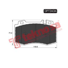 Brake Components Brake Pads OPT3434 for Sale South Africa Brake Pads SpareMe