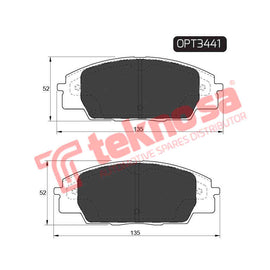 Brake Components Brake Pads OPT3441 for Sale South Africa Brake Pads SpareMe