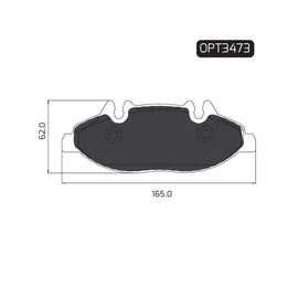 OPTIMA Front Brake Pads for Mercedes-Benz Viano - SKU OPT3473 - SpareMe South Africa