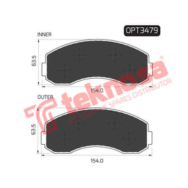 Brake Components Brake Pads OPT3479 for Sale South Africa Brake Pads SpareMe