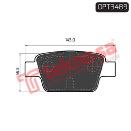 Brake Components Brake Pads OPT3489 for Sale South Africa Brake Pads SpareMe