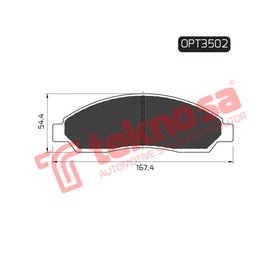 Brake Components Brake Pads OPT3502 for Sale South Africa Brake Pads SpareMe
