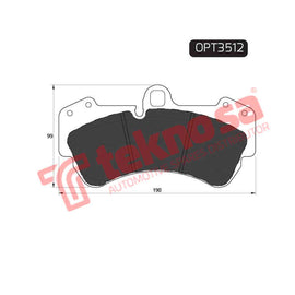 Brake Components Brake Pads OPT3512 for Sale South Africa Brake Pads SpareMe