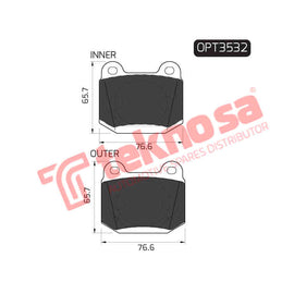 Brake Components Brake Pads OPT3532 for Sale South Africa Brake Pads SpareMe
