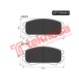 Brake Components Brake Pads OPT3548-S for Sale South Africa Brake Pads SpareMe