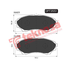 Brake Components Brake Pads OPT3551 for Sale South Africa Brake Pads SpareMe