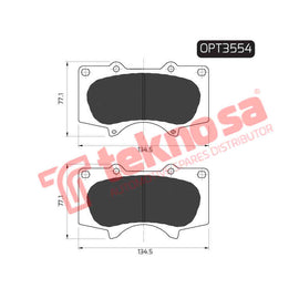 Brake Components Brake Pads OPT3554 for Sale South Africa Brake Pads SpareMe
