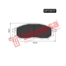 Brake Components Brake Pads OPT3577 for Sale South Africa Brake Pads SpareMe