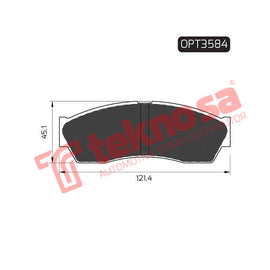 Brake Components Brake Pads OPT3584 for Sale South Africa Brake Pads SpareMe