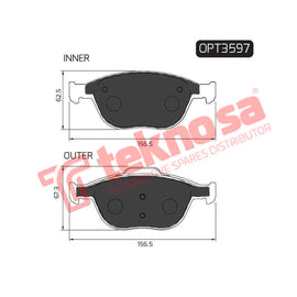 Brake Components Brake Pads OPT3597 for Sale South Africa Brake Pads SpareMe