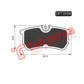 Brake Components Brake Pads OPT3598 for Sale South Africa Brake Pads SpareMe