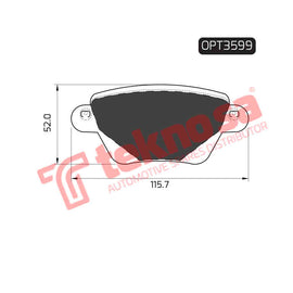 Brake Components Brake Pads OPT3599 for Sale South Africa Brake Pads SpareMe
