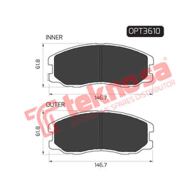 Brake Components Brake Pads OPT3610 for Sale South Africa Brake Pads SpareMe