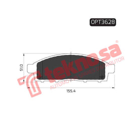 Brake Components Brake Pads OPT3628 for Sale South Africa Brake Pads SpareMe