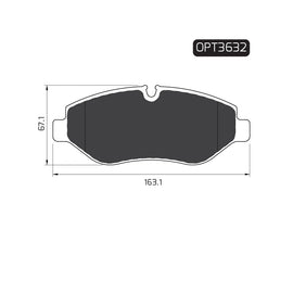 OPTIMA Front Brake Pads for Mercedes-Benz Sprinter Series - SKU OPT3632 - SpareMe South Africa