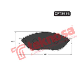 Brake Components Brake Pads OPT3636 for Sale South Africa Brake Pads SpareMe