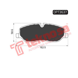 Brake Components Brake Pads OPT3637 for Sale South Africa Brake Pads SpareMe