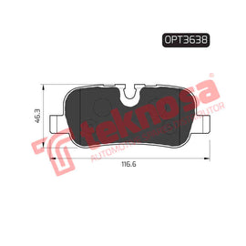 Brake Components Brake Pads OPT3638 for Sale South Africa Brake Pads SpareMe