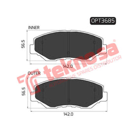Brake Components Brake Pads OPT3685 for Sale South Africa Brake Pads SpareMe