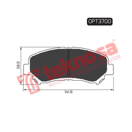 Brake Components Brake Pads OPT3700 for Sale South Africa Brake Pads SpareMe