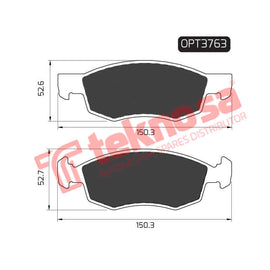 Brake Components Brake Pads OPT3763 for Sale South Africa Brake Pads SpareMe