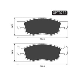 Fiat Doblo - Front Brake Pads | OPTIMA | OPT3763 - SKU OPT3763 - SpareMe South Africa