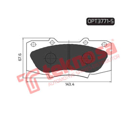 Brake Components Brake Pads OPT3771-S for Sale South Africa Brake Pads SpareMe