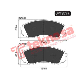 Brake Components Brake Pads OPT3777 for Sale South Africa Brake Pads SpareMe