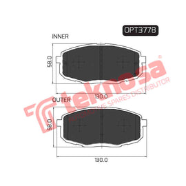 Brake Components Brake Pads OPT3778 for Sale South Africa Brake Pads SpareMe