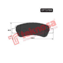 Brake Components Brake Pads OPT3788 for Sale South Africa Brake Pads SpareMe