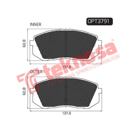 Brake Components Brake Pads OPT3791 for Sale South Africa Brake Pads SpareMe