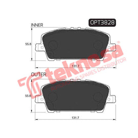 Brake Components Brake Pads OPT3828 for Sale South Africa Brake Pads SpareMe
