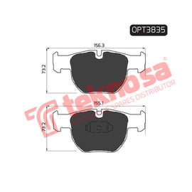 Brake Components Brake Pads OPT3835 for Sale South Africa Brake Pads SpareMe