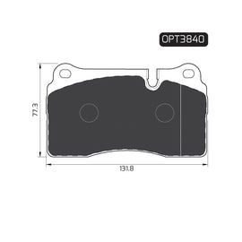 OPTIMA Front Brake Pads for Land Rover Range Rover - SKU OPT3840 - SpareMe South Africa