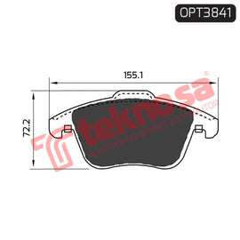 Brake Components Brake Pads OPT3841 for Sale South Africa Brake Pads SpareMe