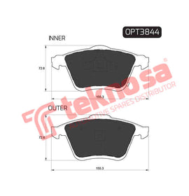 VOLVO XC90 Brake Pads 2002-2014 Brake Pads OPTIMA