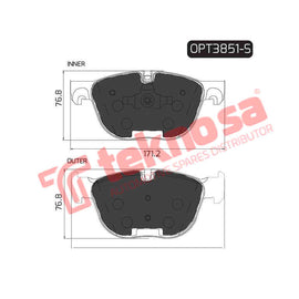 Brake Components Brake Pads OPT3851-S for Sale South Africa Brake Pads SpareMe