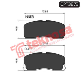 Brake Components Brake Pads OPT3873 for Sale South Africa Brake Pads SpareMe
