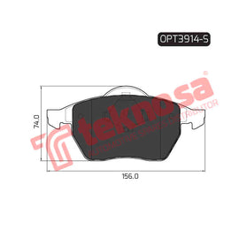Brake Components Brake Pads OPT3914-S for Sale South Africa Brake Pads SpareMe