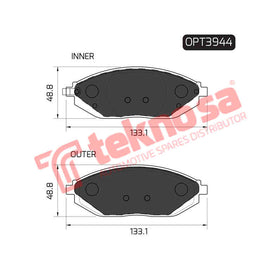 Brake Components Brake Pads OPT3944 for Sale South Africa Brake Pads SpareMe