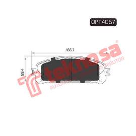Brake Components Brake Pads OPT4067 for Sale South Africa Brake Pads SpareMe