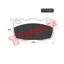 Brake Components Brake Pads OPT4082 for Sale South Africa Brake Pads SpareMe