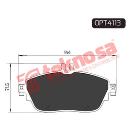 Brake Components Brake Pads OPT4113 for Sale South Africa Brake Pads SpareMe