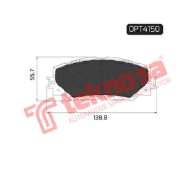Brake Components Brake Pads OPT4150 for Sale South Africa Brake Pads SpareMe