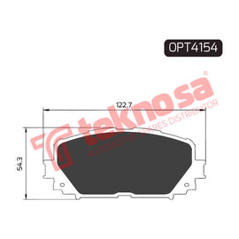 Brake Components Brake Pads OPT4154 for Sale South Africa Brake Pads SpareMe