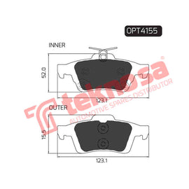 Brake Components Brake Pads OPT4155 for Sale South Africa Brake Pads SpareMe
