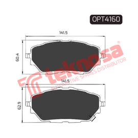 Brake Components Brake Pads OPT4160 for Sale South Africa Brake Pads SpareMe
